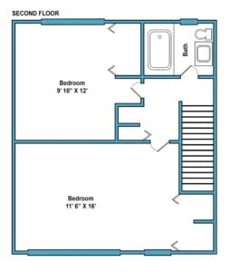 Meadowbrook_Floorplan_2-Bed-1-Bath-Second-Fl (002)